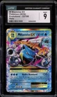 Pokemon M Blastoise EX XY Evolutions Holo Rare #22 CGC 9 Mint