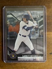 2021 Bowman Platinum Garrett Mitchell Ice Parallel Base Milwaukee Brewers
