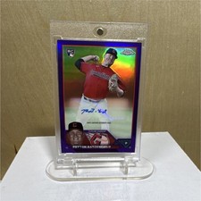 Topps Chrome Peyton Battenfield Rookie Autograph Purple Refractor /250 AC-PBA