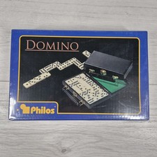Philos Dominos Set In Case 26 Domino's Strategy Tile Game Brand New Sealed