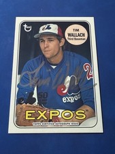 2019 Topps Archives Tim Wallach AUTO 50th Anniversary Montreal Expos #MTLA-TW