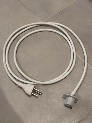 Genuine Apple iMac Power Cord Cable 6ft White 3-Prong AC Power Cable A/C Cord