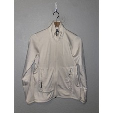Womens Patagonia Full Zip White Jacket Light Weight Coat Outerwear Women Small
