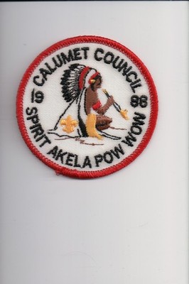 1988 Calumet Council Spirit Akela Pow Wow patch