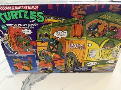 Playmates Toys TMNT Turtle Party Wagon Mutant Attack Van Playset 81288 Boxed