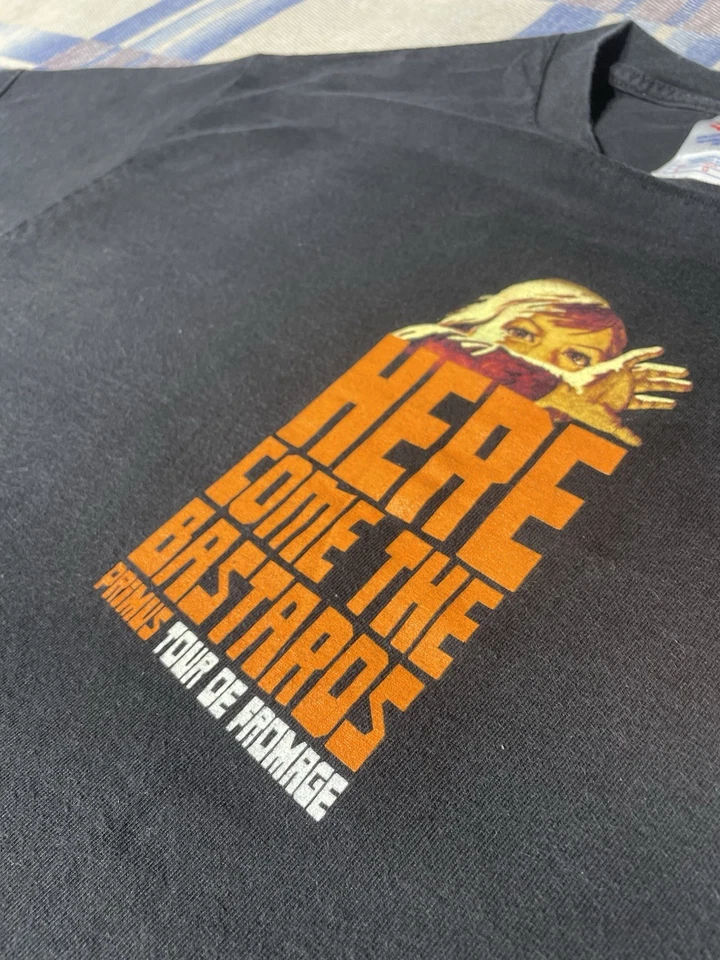 2003 Primus Here Come The Bastards Tour De Fromage Tour T-shirt Size Large - Image 2 of 4