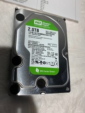 WD Green 2TB WD20EARX 3.5" SATA HDD 100% Health Only 2 Days On Tested...#160