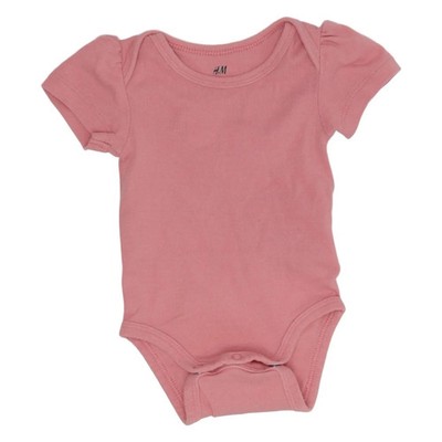 H&M, Body, Größe: 50, Pink, Baumwolle, Einfarbig, Mädchen #sSl