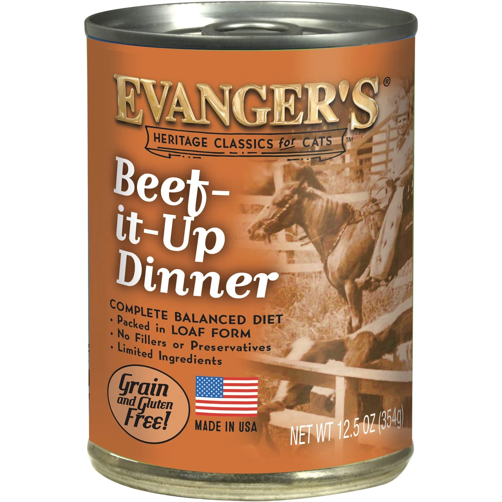 Evanger's Beef It Up Grain Free Wet Dog Food Loaf 12.5 Oz Pack Of 12