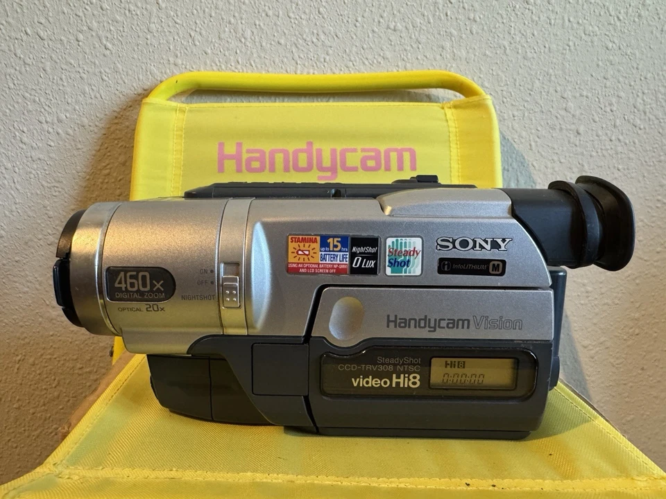 Videocámara Sony Handycam CCD-TRV308 NTSC Hi8 con captura nocturna PROBADA Y FUNCIONANDO ✅ Foto 2 de 4