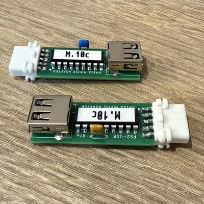 2 x AMIGA Mouse Adapter USB (PS/2) für alle Commodore Amiga Modelle