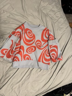 Acne Studios Bird Allover Spiral Sweater