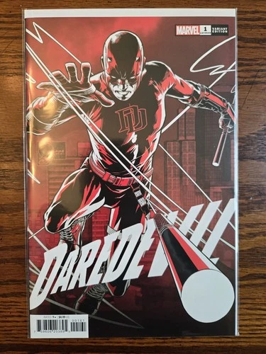 DAREDEVIL #1 (2022) Joe Quesada 1:50 Hidden Gem Variant Cover Marvel Zdarsky