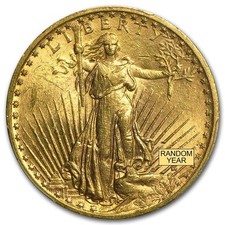 $20 St. Gaudens U.S. Double Eagle 0.9675 oz Gold (Random Year, Varied Condition) 4256.39 per troy oz