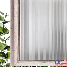 Static Cling Privacy Window Film UV Protection Easy Install PVC No Adhesives New