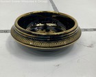 Vintage Handmade in Greece 24k Gold & Black Decorative Dish — photo 2