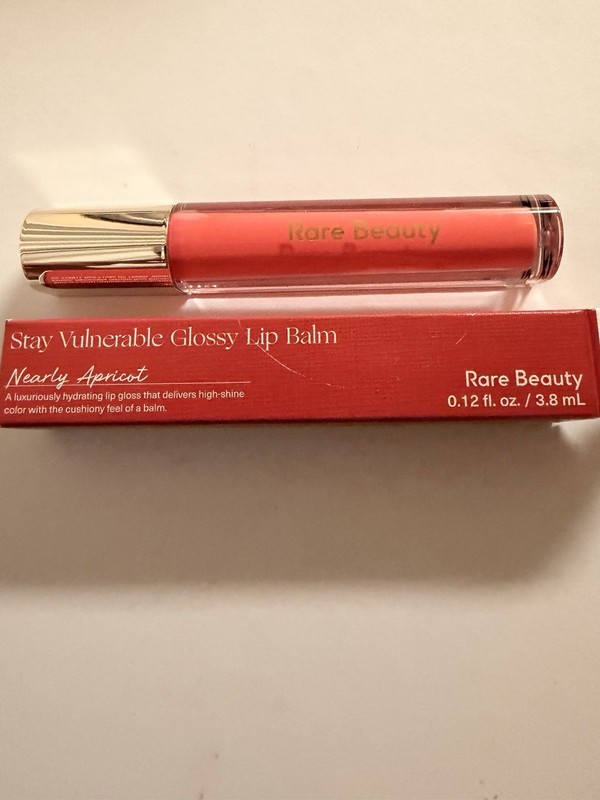 Rare Beauty Stay Vulnerable Glossy Lip Balm Nearly Apricot 0.12 fl oz / 3.8 mL