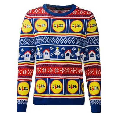 #ad Lidl Christmas Jumper Size L 16 18 Woman Knitted Patterned Sweater RRP 30£ GBP 8.44