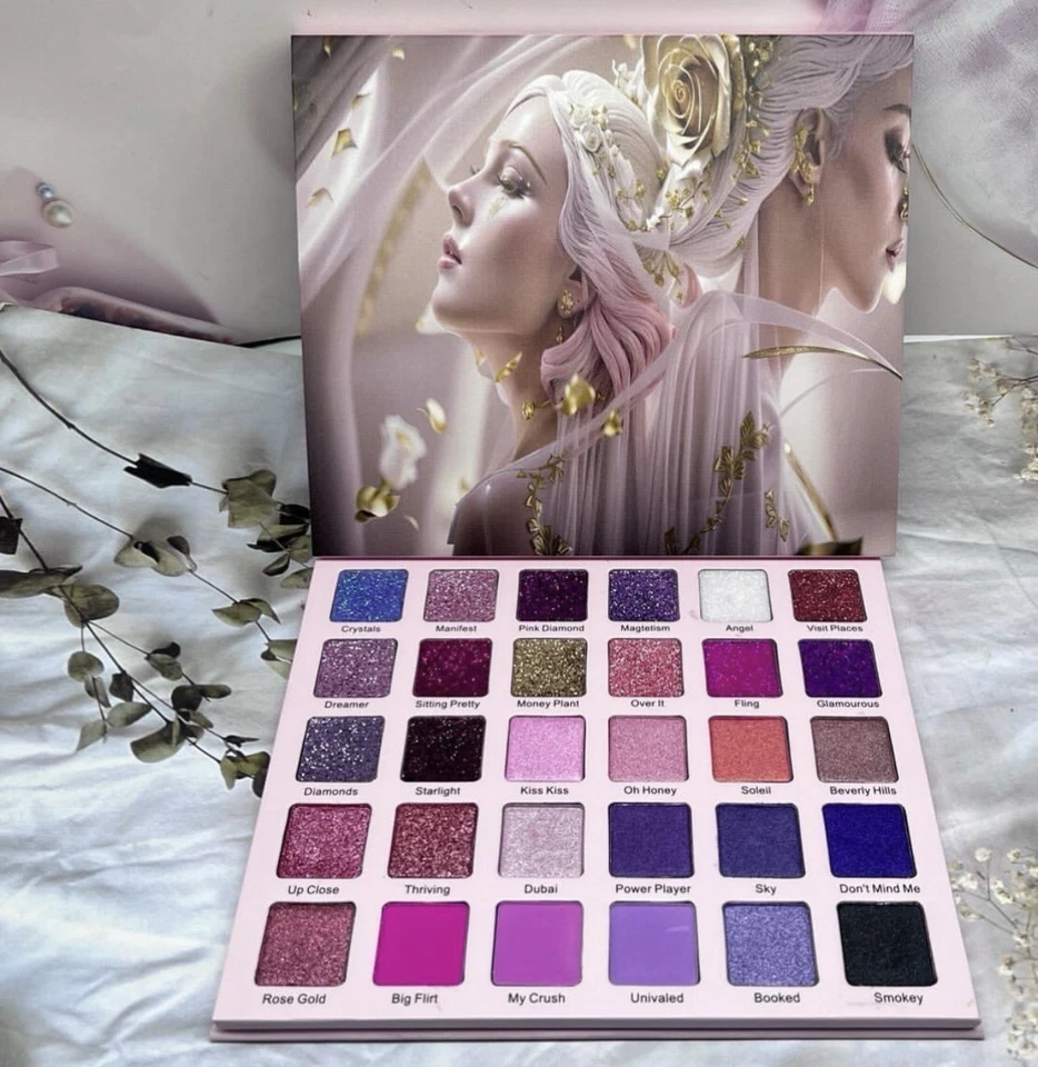 Neu Lidschatten Glitzer Palette Schimmer Lidschatten Make-Up 30 Farben