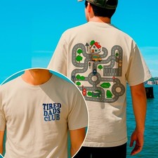 Tired Dads Club Shirtcar Race Track Shirtracing Shirt For Dad Race On Dads