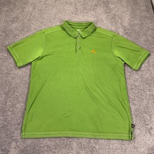 Tommy Bahama Shirt Mens Large Green Supima Cotton Polo Marlin Logo Embroidered