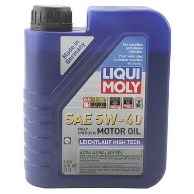 Liqui Moly 2331 Engine Motor Oil - Leichtlauf High Tech 5W-40 (1 L)