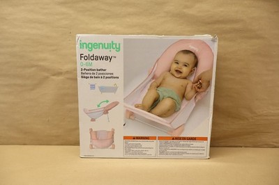 Ingenuity Fold Away Baby Bather   2-Position Infant Bath Seat (0 6 Months)