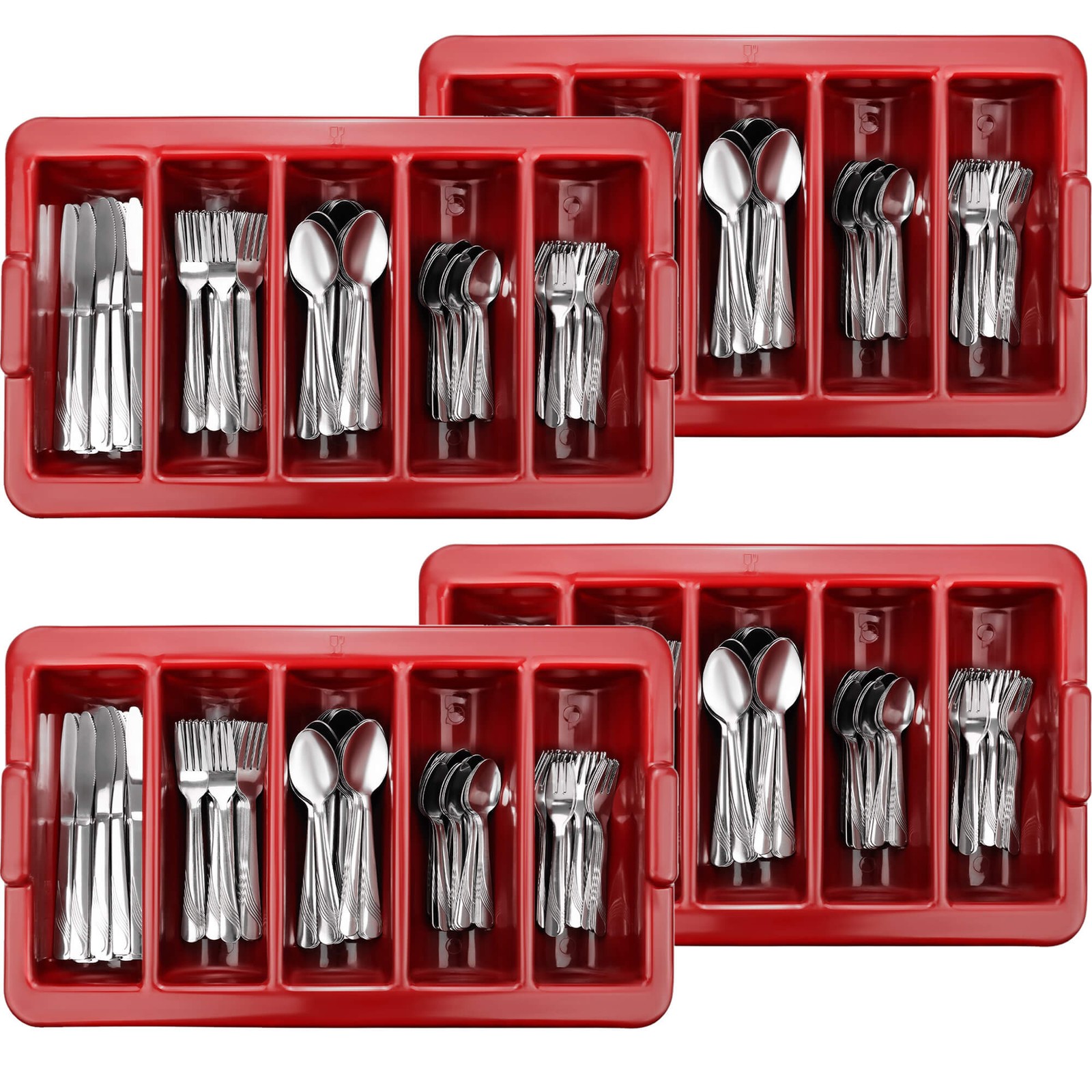 Besteckkasten Besteck-Set 620-tlg 120 Pers Menübesteck Tafelbesteck Edelstahl