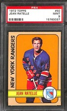1972 TOPPS #50 JEAN RATELLE PSA 9 Mint 15760037 