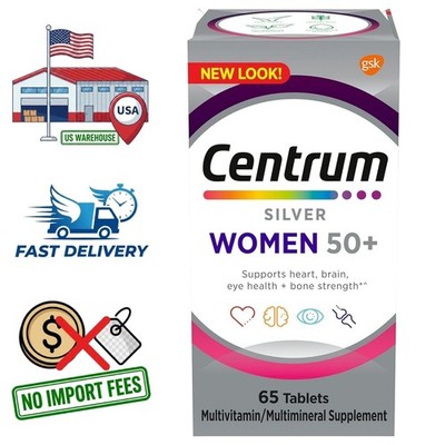 Multivitamínico y Multimineral Mujeres 50+ | 65 Tabletas | Suministro 65 Días