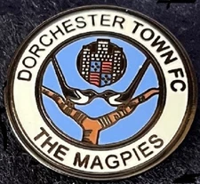 Dorchester Town Football Club enamel lapel badge