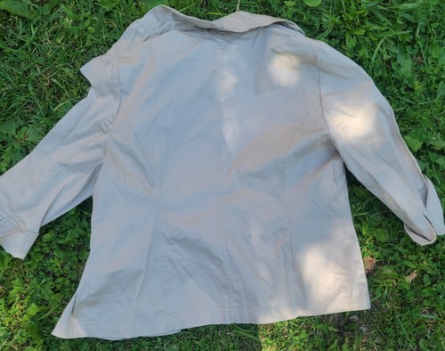 NWT Tribella Blazer Jacket Womens 14 Beige - Picture 4 of 4
