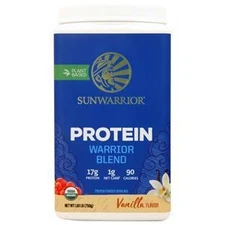 SunWarrior Warrior Blend - Plant Based Organic Protein Vanilla 750 grams