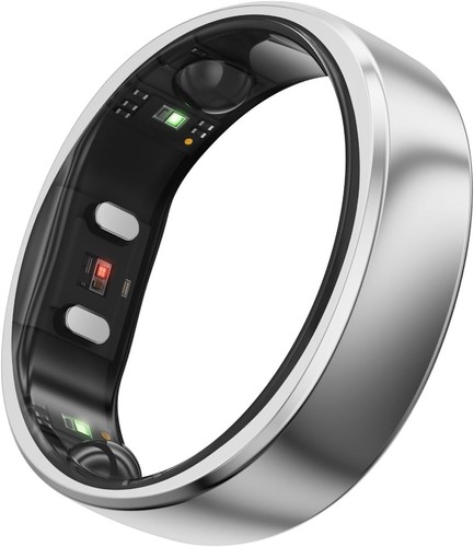 RingConn Gen 2 World’s First Smart Ring Sleep Apnea Monitor Silver Size 11