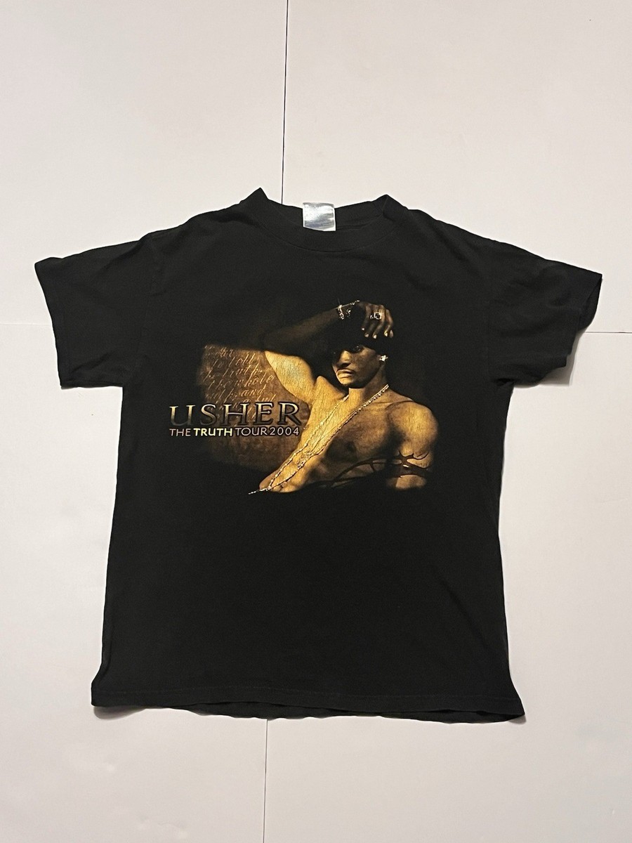 Vintage Usher The Truth Tour 2004 Two Sided Concert T Shirt Size S