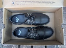 Dr Martens 1461 MP Lunar Black Leather Shoes. Size 11 UK Adult.