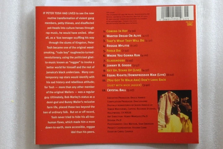 Peter Tosh - The Best Of CD Roots Reggae - Image 2 of 3