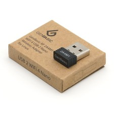 WiFi 4 USB Nano Wireless Network Dongle Adapter for Linux Black Black