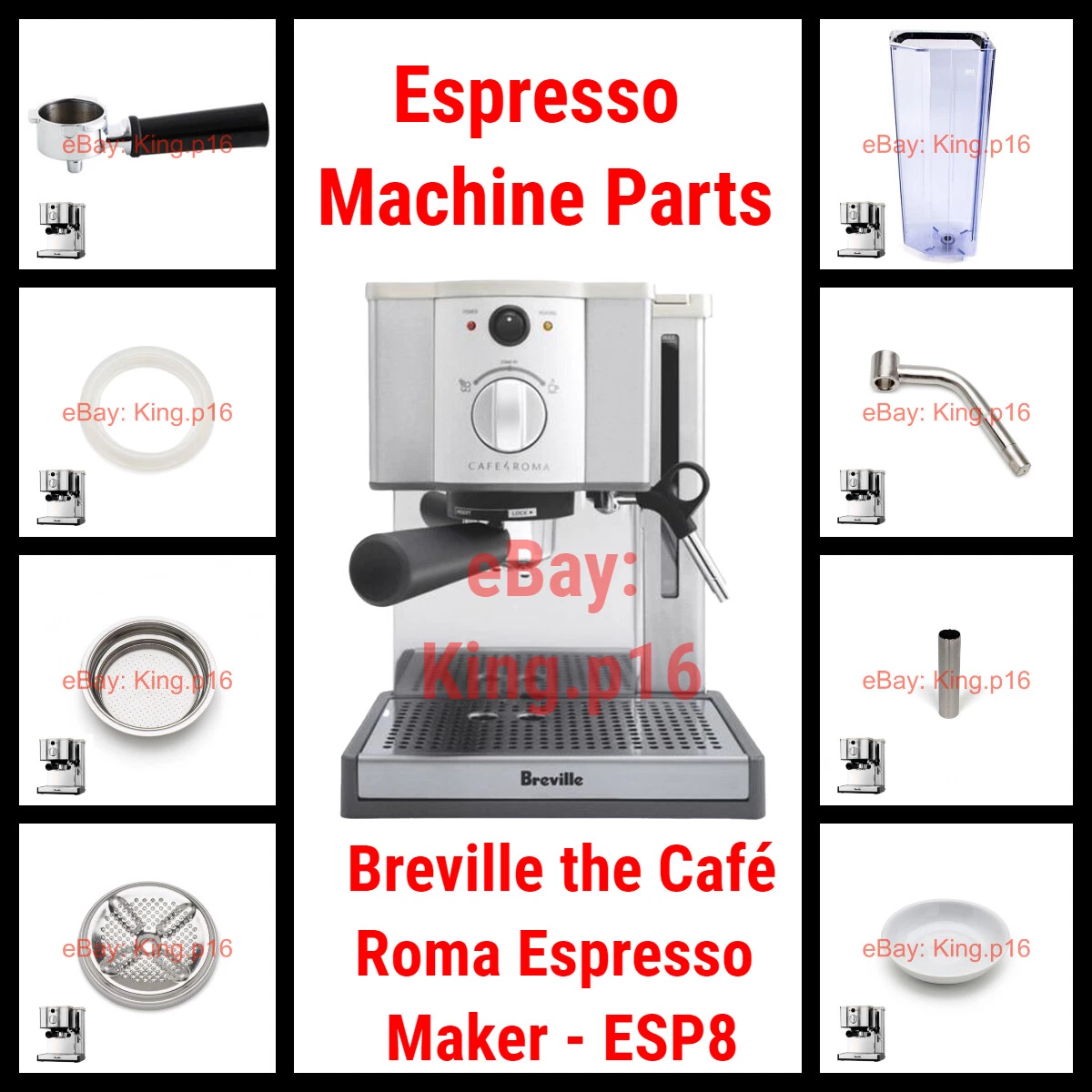 Genuine Breville Parts for the Caf Roma Espresso Maker ESP8 eBay
