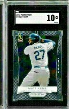 2012 Panini Prizm Matt Kemp SGC 10