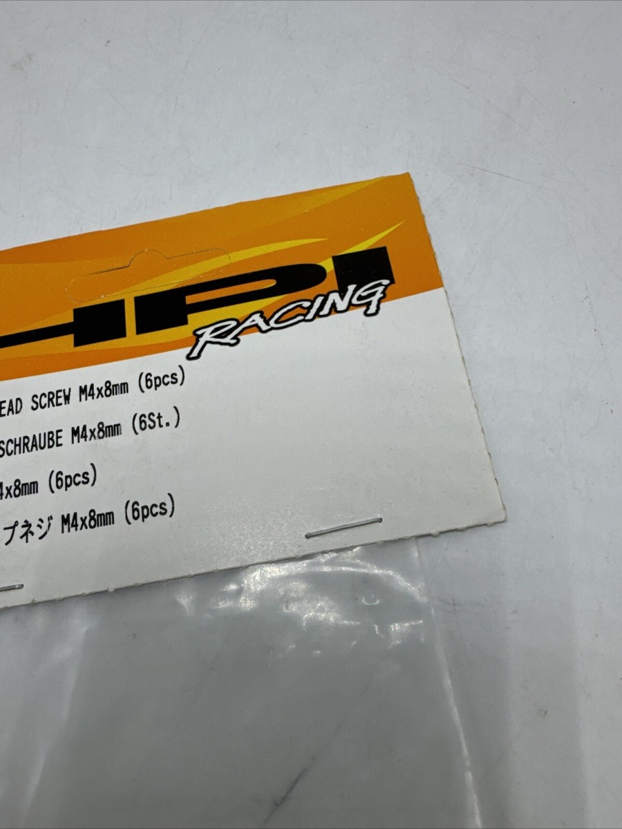 HPI Racing Cap Head Screw M4 X 8mm New In Package 6pcs HPI Racing Cap Head Screw M4 X 8mm New In Package 6pcs