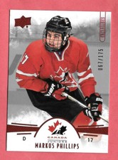 2016-17 Markus Phillips Upper Deck Team Canada Juniors 067/175 Red - LA Kings