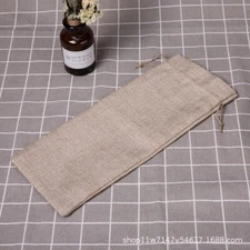 Wine Liquor Bottle Burlap Cotton Bag Multicolor Thanksgiving Christmas Gift Pack