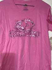 Mossy Oak Pink Camouflage T-shirt Pink Womens Small