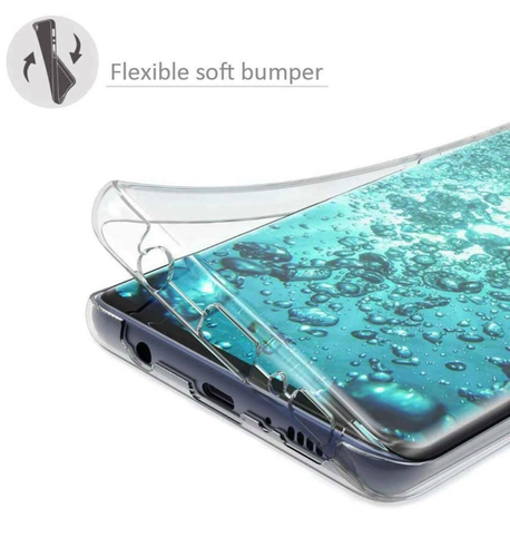 Samsung Note 9 SM-N960F 360°Full Protection Clear Silicone Shockproof Case - Picture 7 of 12