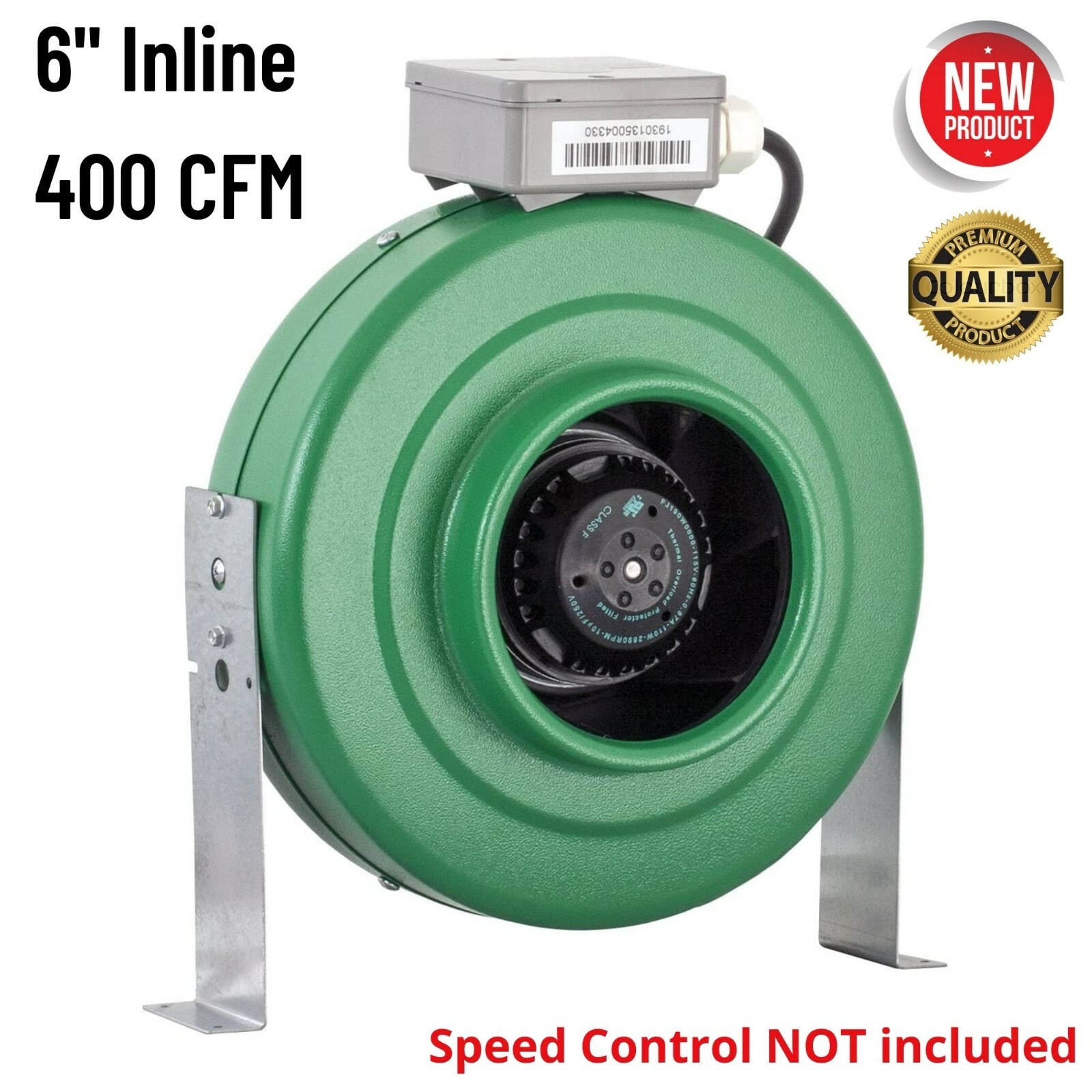 6u0026#034; Exhaust Inline Fan 400 CFM Ducting Ventilation for Laser HVAC  Furnace Tent | eBay
