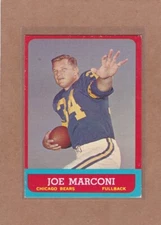 1963 TOPPS FOOTBALL JOE MARCONI #66 BEARS EX/EX+ *A31600