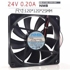 NMB 4710KL-05W-B30 12025 24V 0.2A 12CM 2-Wire Inverter Cooling Fan
