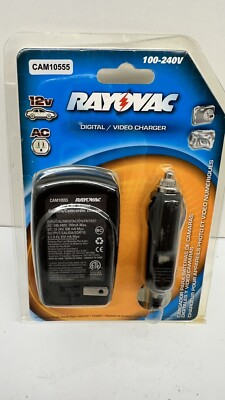 Rayovac  Digital/Video Charger CAM10555 100-240V