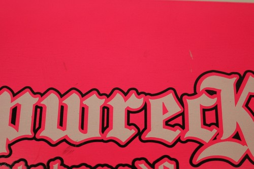 NEW Neon Hot Pink White Shipwreck Skateboard Board Skater Anchor Rare Limited - Picture 7 of 9
